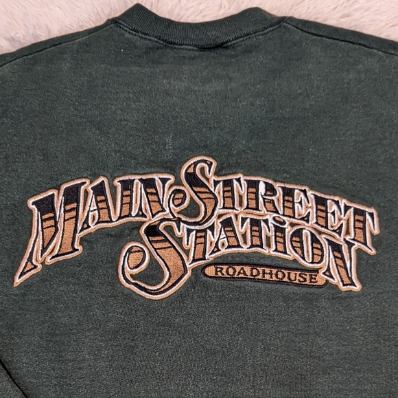 Heavy embroidered crew neck sweater - Picture 2 of 4